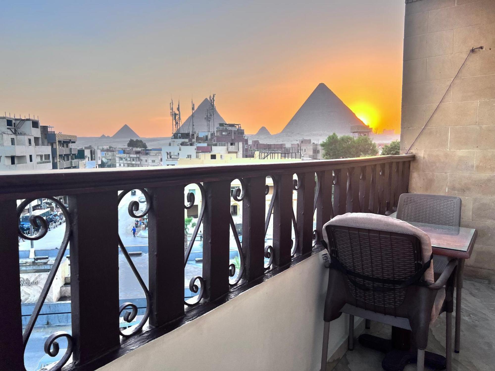 El Aida Pyramids View Hotel Kafret el-Gabal Exterior foto