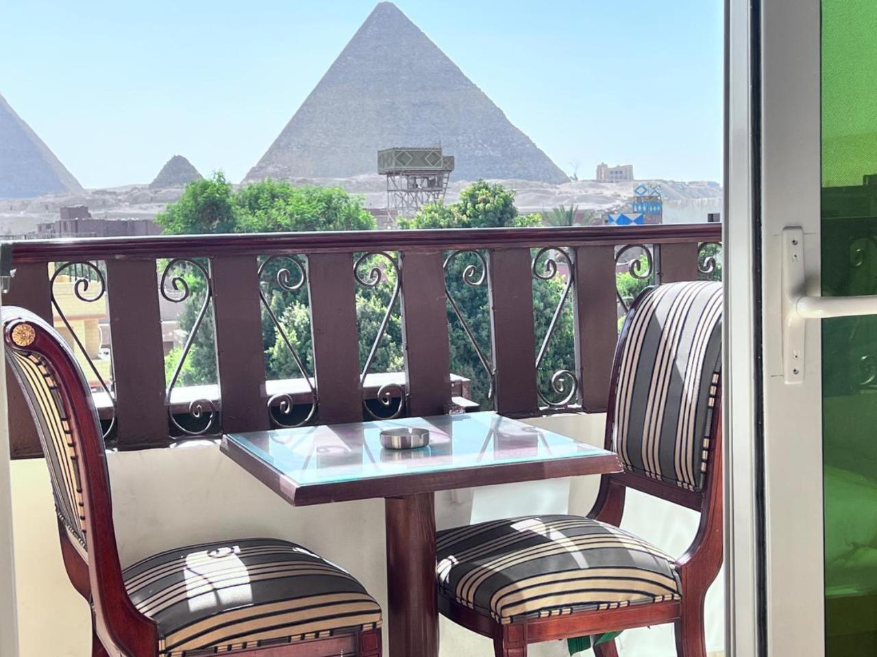 El Aida Pyramids View Hotel Kafret el-Gabal Exterior foto