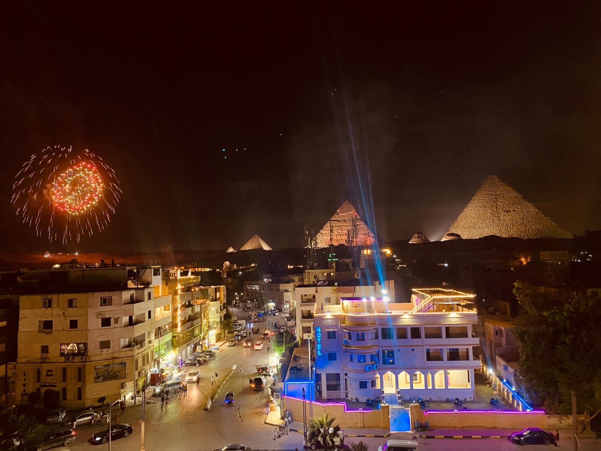 El Aida Pyramids View Hotel Kafret el-Gabal Exterior foto